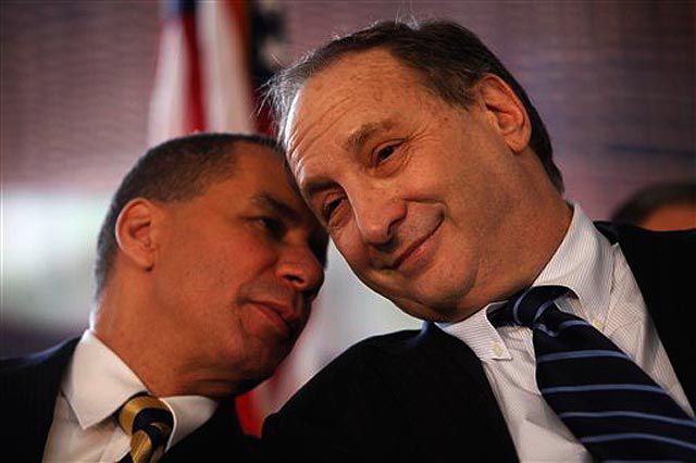 Governor Paterson and Bruce Ratner